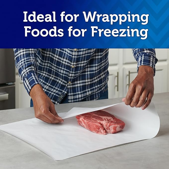 Reynolds Kitchens Plastic-Coated Freezer Paper,50 Square Foot Roll,(Pack of 12)