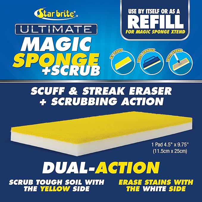 STAR BRITE Ultimate Magic Sponge + Scrub (041011)