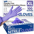 Medical Soft Max™ Nitrile Disposable Gloves, 100 Ct Latex-Free Powder-Free Food Safe Cooking Cleaning Lab Exam Glove