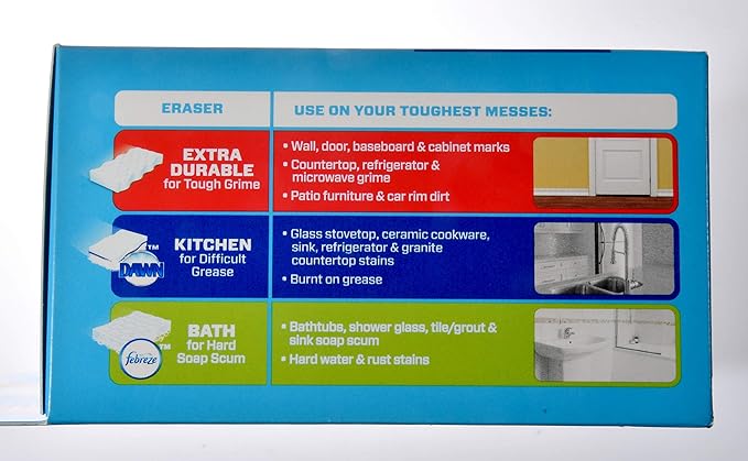 Mr. Clean Magic Eracer Extra Durable for Kitchen Bath Magic Eracer Netcount 11,, 11Count ()