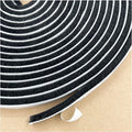 Window Weather Stripping Brush for Sliding Door Frame, Pile Self Adhesive Weather Strip Seal Strip Sealer Soundproofing (65ft x11/32 Backing x 3/16 Brush inch, Black)