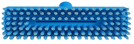 Vikan 70433 Deck Scrub,Medium,11",PP/PBT,Blue