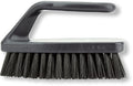 SPARTA Heavy Duty Scrub Brush, Hand Brush with Iron Shape Handle Design for Scrubbing Kitchen Pots and Pans or Bathroom Sink and Shower, 6 Inches, Black, Twin
