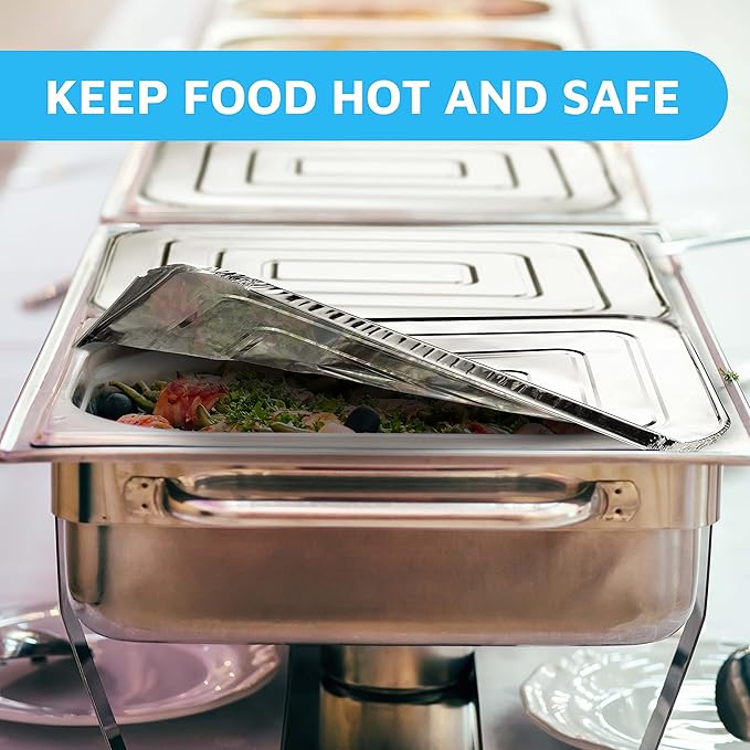 MontoPack Half-Size Aluminium Foil Lids | [50 Pack] | Perfect Fit for 9x13 Roasting Pans | Premium Quality for Baking & Catering | Disposable Food Prep Containers Lids