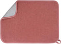 Microfiber Dish Drying Mat, Super Absorbent Kitchen Dish Drying Pad, Reversible for Countertop, 15*20 inch Red