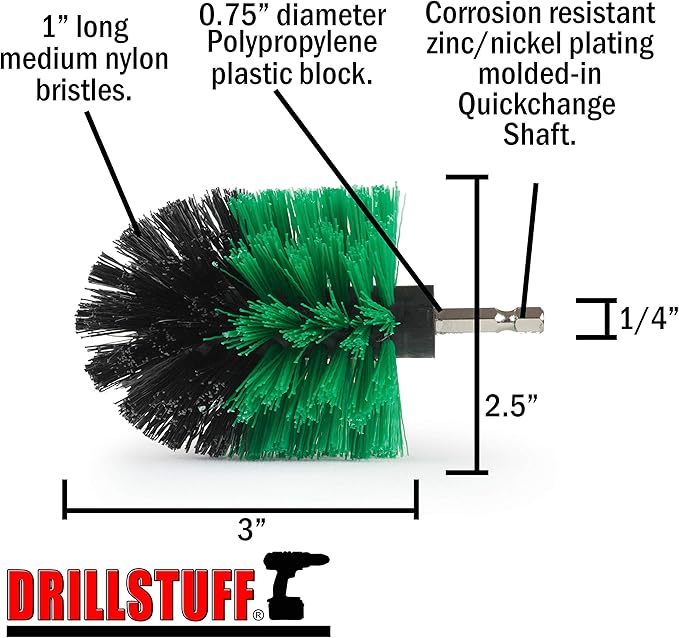 Kitchen Brush Accessories - Kitchen Cleaning Supplies - Stovetop Scrub Brush - Oven Cleaning Tool - Dish Washing Brush - Sink Scrubber - Countertop Scrub Brush - Pot Cleaning Brush - Skillet Cleaner