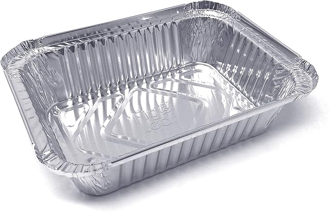 (480 Pack) Premium 1.5-LB Takeout Pans with Lids l Medium 7" x 5" x 2" l Heavy Duty Disposable Aluminum Foil for Catering Party Meal Prep Freezer Drip Pans BBQ Potluck Holidays