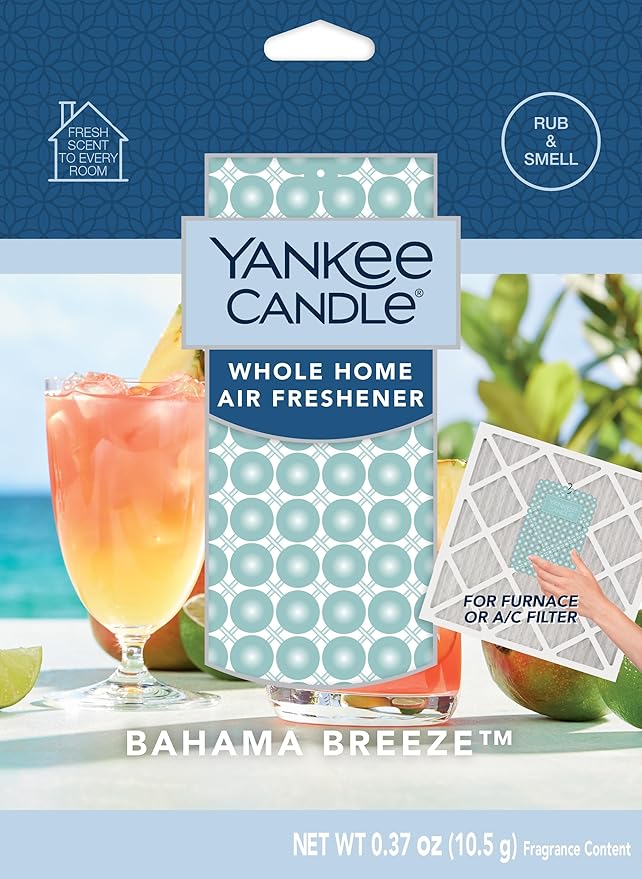 Yankee Candle Bahama Breeze Whole Home Air Freshener (Pack of 4)