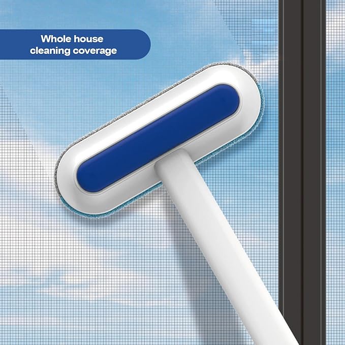 Pet Hair Removal Brush for Clothes,Electrostatic Cat Grooming Tool,Window Screen Cleaning Brush - for Dog Owners Office Car Clothes Bedding Sheets Carpets Sofas Apartment Mattress