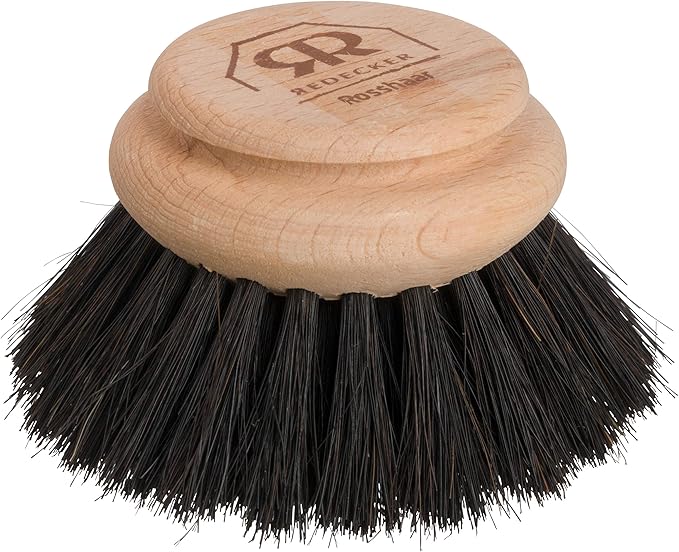 Redecker Horsehair Replacement Head Made with Untreated Beechwood, 2-Inches