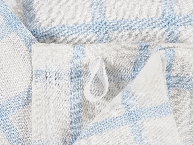 KAF Home Assorted Flat Kitchen Towels | 100% Cotton - 18 x 28 inches | Ultra Absorbent Soft Kitchen Tea Towels | Perfect for Cooking, Cleaning, and Drying Hands (Sky, 18 x 28-10 Pack)