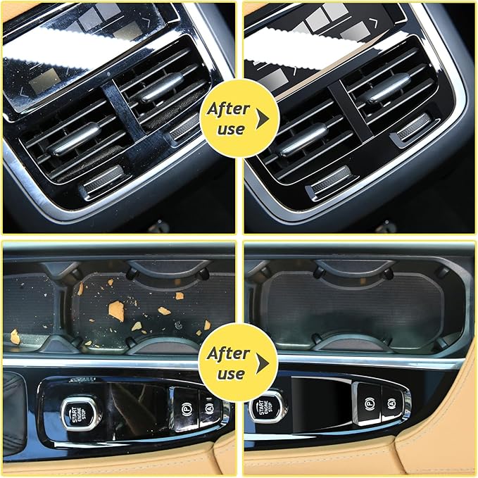 Car Cleaning Gel 160G - Reusable Dust Slime for Car Vents/Keyboard/Console, Interior Cleaner Putty, Gifts for Women Men