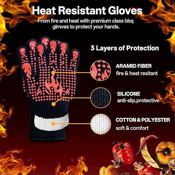 Electric Grill Brush, 800 RPM Grill Brush for Outdoor Grill, 3Nm High Torque Motor, 304 Stainless Steel, φ3.94 Inch Removable Brush Head with Heat Resistant Gloves, Gift for Men
