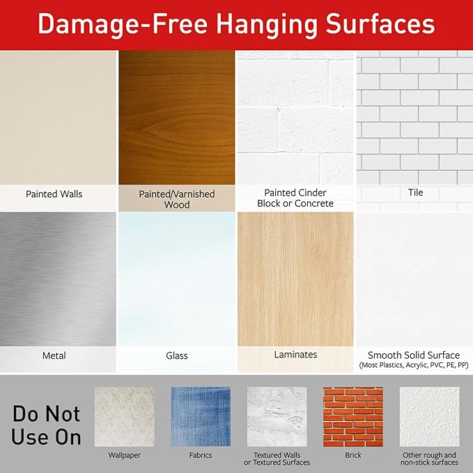 Command Medium Wire Toggle Hooks, 35 Hooks and 40 Strips, Damage-Free Hanging Wall Hook with Adhesive Strips, No Tools Great for Hanging, Organization and Storage, Holds up to 2 lb