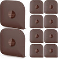 Pan Scraper, 10 Pcs Pot Scraper, Pan Scraper Plastic, Multifunctional Scraper Tool for Kitchen, Non-Slip, Food Safe, High Heat Resistant