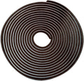 Weather Stripping Brush for Sliding Windows/Doors Frame Side,Pile Self Adhesive Weatherstrip Seal Strip Sealer (33ft x11/32 Backing x 3/16 Brush inch, Brown)