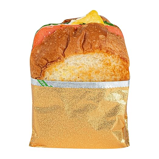 Restaurantware-Foil Lux 12 x 10.8 Inch Pop-Up Foil Sheets, 100 Disposable Foils Papers For Food - Orange Peel Embossing, Interfolded, Gold Aluminum Foils Sheets, Greaseproof, Freezable, Oven Ready