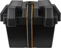 Attwood 9069-1 Standard Non-Vented Battery Box with Mounting Strap, Fits Group 24 Batteries, Black