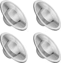 4pcs Heavy Duty Stainless Steel Slop Basket Filter Trap,3.54" Top / 1.65" Mesh Metal Sink Strainer,Perfect for Kitchen Sink/Bathroom Bathtub Wash Basin Floor Drain Balcony Drain Hole,Utility