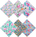 6PCS Thickened Glasses Cleaning Cloth Elegant Flower Design Microfiber Cleaning Cloth, Multi-Colored Eyeglass Lens Cleaning Cloths, Soft Wipes for Reusable Eyeglass and Phone Screens (Tulips)