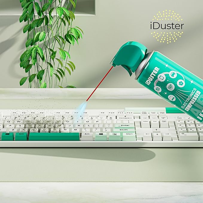 Disposable Compressed Air Duster, Computer Keyboard Cleaner,3 Packs