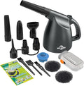 SIN SHINE - Compressed Air 4.0- Multi-Use Electric Air Duster for Cleaning Dust, Hairs, Crumbs, Scraps for Laptop, Computer, Replaces Compressed Air Cans & Canned Air (AD01-Silver)