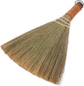 Soft-Haired Mini Broom 12.20 Inch Short Handle Dust Sweeper for Indoor Cleaning Tabletop Hardwood Floors Home Supplies