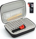 Battery Organizer Storage Case with Tester for AA AAA Button Battery Holder Carrying 3 Batteries Variety Pack 88 Batteries Zipper Mesh Bag (Batteries Not Included)