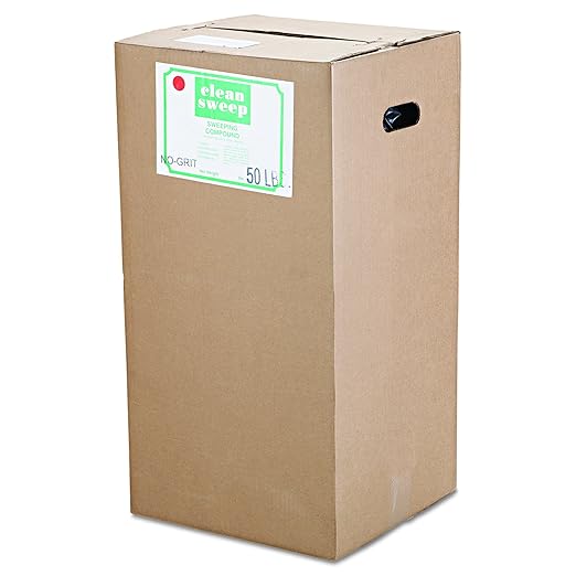 FLOORSWEEP Non-Abrasive Sweeping Compound, Safe on Floors, 50 lb, Red