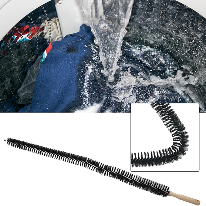 Radiator Cleaner Brush For Home Use, Bendable Long Thin Duster With 70Cm/75cm Wooden Handle, Nylon Bristles For Vents, Dryer Ducts, Baseboard Heaters And Hard-to-Reach Spaces(75cm)