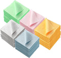 Hoteam 500 Pcs Jewelry Cleaning Cloth Silver Polishing Cloth Jewelry Cleaner Cloth Jewelry Wipes for Silver Gold Platinum Remover Keep Brass Coin Ring Silverware Watch Clean and Shiny, 5 Colors