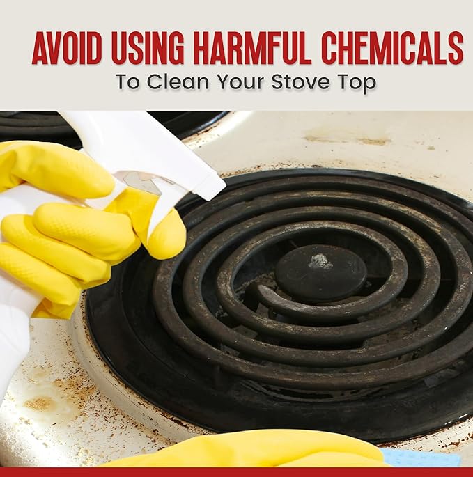 Heavy-Duty Aluminum Electric Stove Burner Covers (100 Pack) - Disposable Round Foil Liners (6 & 8 Inch), Non-Stick Drip Pan Protectors, Stove Top Covers, Great Kitchen Accessory for Easy Cleanup