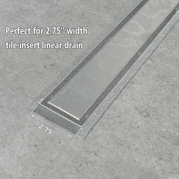 Neodrain 1 PCS Linear Shower Drain Hair Catcher, 3.5" X33FT, for Neodrain 2.75" Width Tile-Drain/Linear Drain
