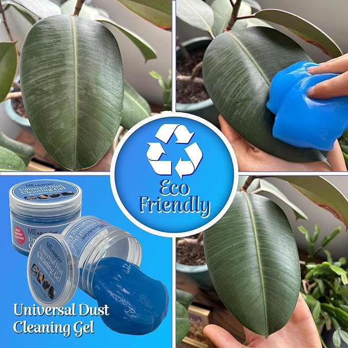 Universal Dust Cleaning Gel, ME+Auto Care, Multi Purpose, All-in-One, Cars, Computers, and Keyboards (Blue)