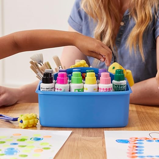 ECR4Kids 3-Compartment Storage Caddy, Storage Organizer, Contemporary, 6-Pack