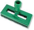 SPARTA 3638831EC09 Polyester Rectangle Scrub Brush, Floor Brush, Cleaning Brush With Swivel Head For Cleaning, 8 Inches, Green