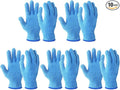 Evridwear Microfiber Dusting Gloves, Dusting Cleaning Glove for Plants, Blinds, Lamps and Small Hard to Reach Corners, 5 Pairs (Blue S/M)