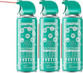 Keyboard Cleaner Air Spray for Computers - 10oz Air Can Duster for Electronics, 3PCS