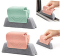2026 New Magic Window Track Cleaner, Window Groove Cleaning Brush Tools Set, Sliding Door, Sill, Tile Lines, Shutter, Car Vents, Small Spaces Clean (Green+Pink)