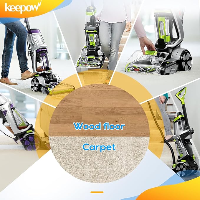 KEEPOW 4 Pack Carpet Cleaning Tools Nozzle Clean Out Tool Compatible with Bissell Revolution Proheat 2X Models 1548, 1550, 1551, Parts# 1606433/160-6433