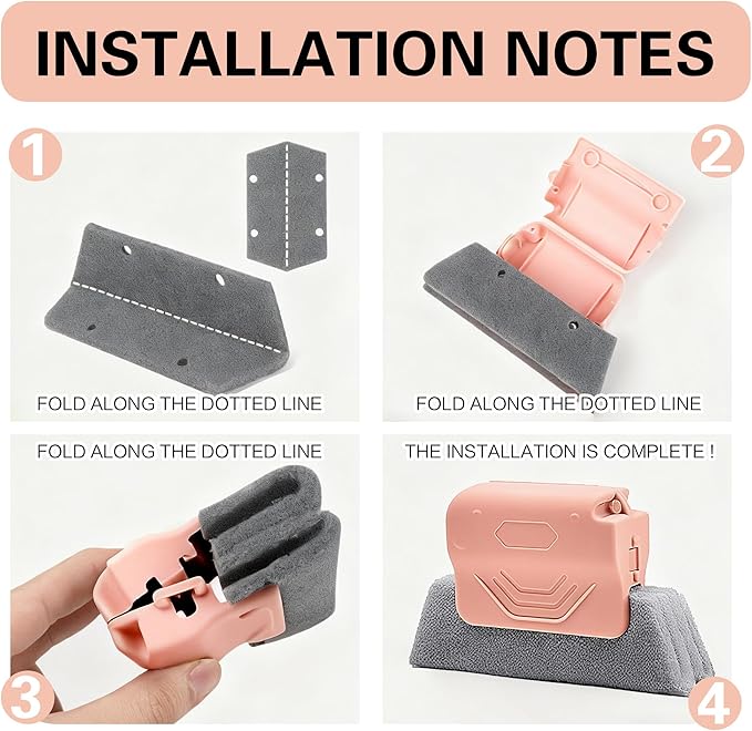 2026 New Magic Window Track Cleaner, Window Groove Cleaning Brush Tools Set, Sliding Door, Sill, Tile Lines, Shutter, Car Vents, Small Spaces Clean (Green+Pink)