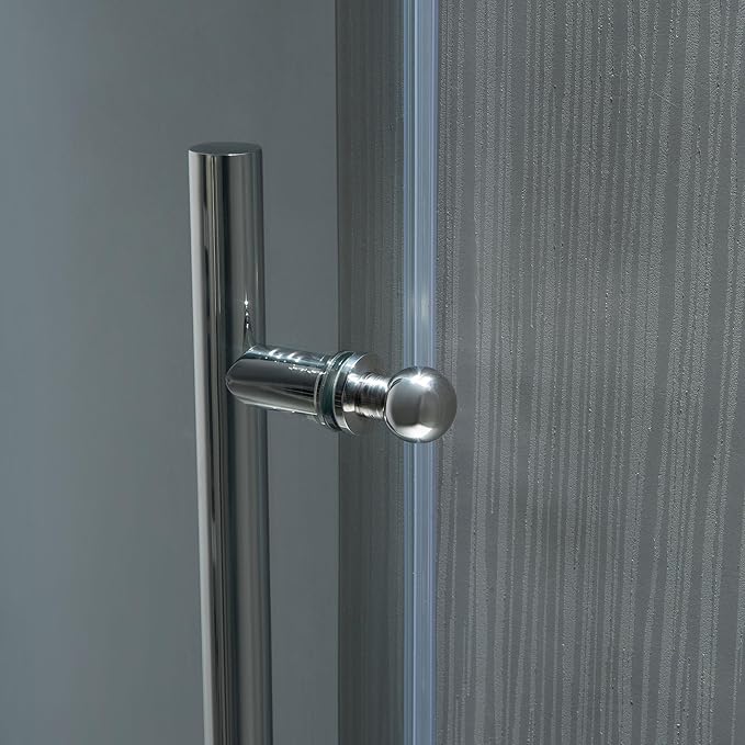WOODBRIDGE MBSDC6062-C Frameless Sliding Glass Tub Door | 56"-60"W x 62"H | Chrome Finish