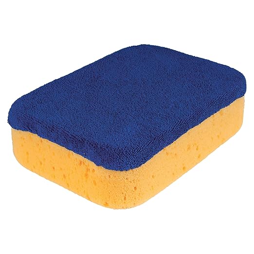 QEP 70010 Microfiber Polishing Sponge for Grouting & Cleaning - 7.5" x 5.5”