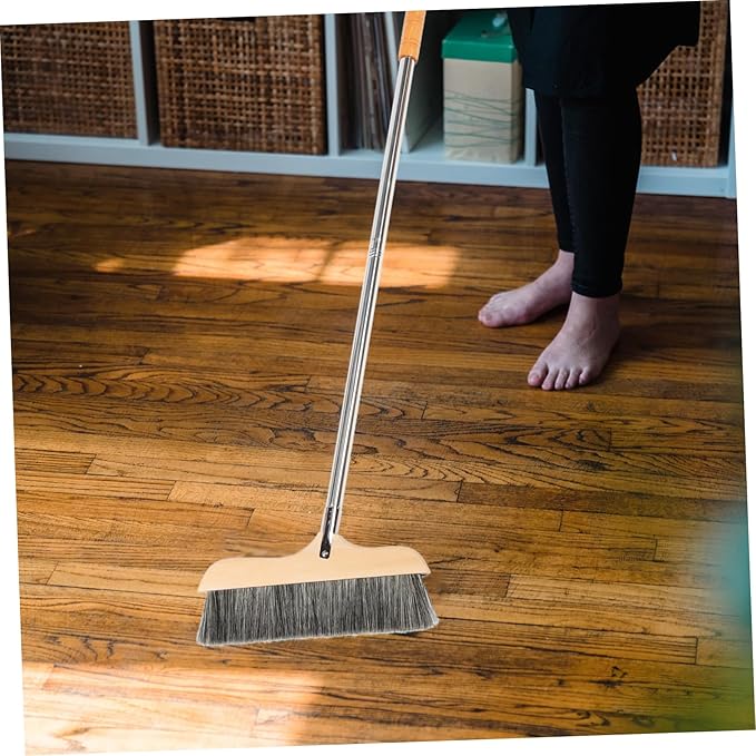 Broom Long Handle Soft Bristle Sweeper Indoor Floor Brush Hair Broom for Kitchen and Home