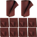 10 Pcs Shine Shoes Cloth Kit Polish Dauber Applicators Cleaning Leather Shoes Boots Microfiber Care Cloths Suede Cleaner