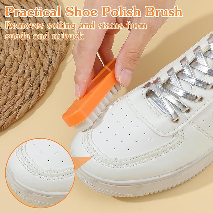 2 Pcs Suede Brush for Shoes, Soft Suede Eraser Nubuck Brush Shoe Brush Cleaner Suede Cleaning Brush Shoe Cleaner for Bags, Purse, Jacket, Stain Eraser