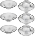 6 pcs Heavy Duty Stainless Steel Slop Basket Filter Trap, 2.75" Top / 1" Mesh Metal Sink Strainer,Perfect for Kitchen Sink/Bathroom Bathtub RV Wash Basin Floor Drain Balcony Drain Hole
