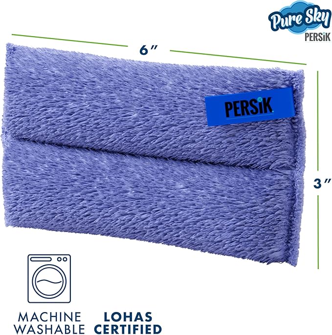Pure-Sky Ultra-Microfiber Cleaning Sponge – Kitchen, Household and Dish Sponges – JUST ADD Water No Detergents Needed – Heavy Duty for Removing Stains in The Cracks, Tubs, Sinks