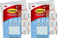 Command Clear Medium Wire Toggle Hooks, 20 Hooks and 24 Strips, Holds Up to 2 lb Each, Damage-Free Hanging for Stockings, Ornaments, Garland, Keys, Holiday Decor