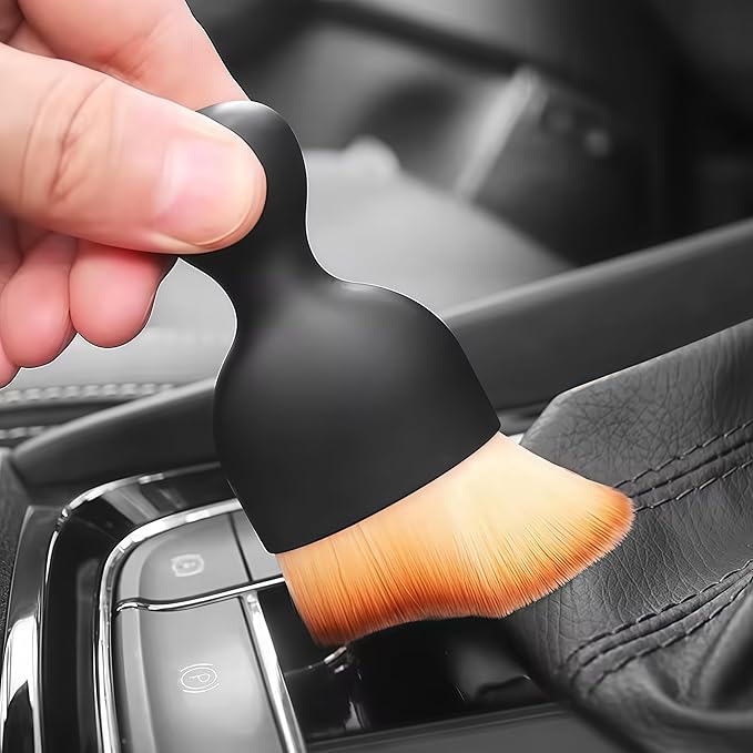 10pcs Auto Car Detailing Brush Set，Professional dusting Brush Suitable for Interior and Exterior car Decoration，Dust Removal and Cleaning Tools